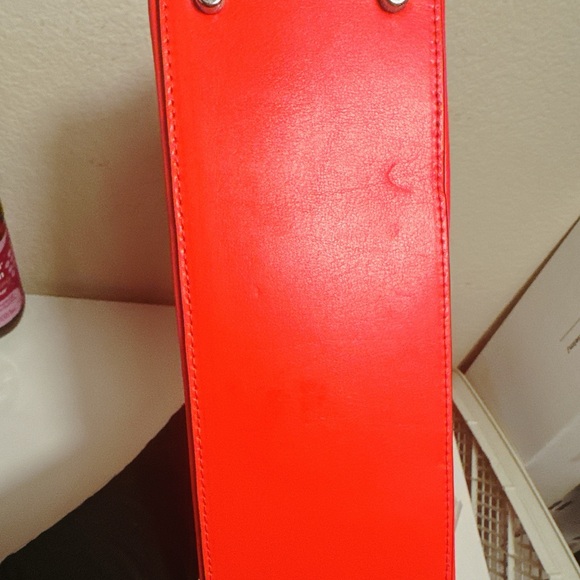 Coach F58295 Sierra Satchel Coated in Canvas & Leather Trim: Khaki / Orange - Picture 9 of 11